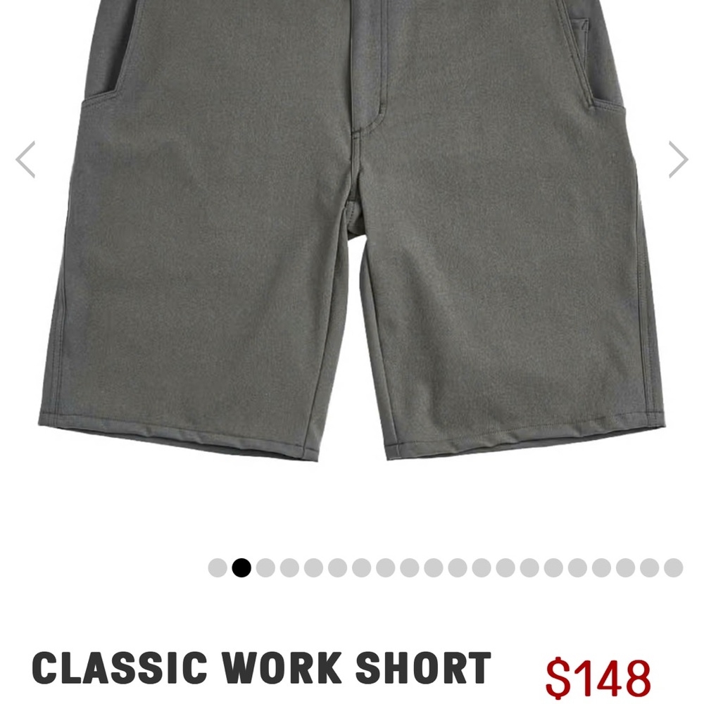 1620 Men’s work Shorts made in USA. Size 36